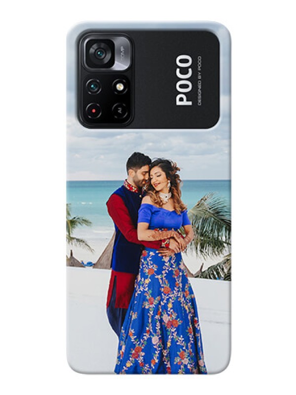 Custom Poco X4 Pro 5G Custom Mobile Cover: Upload Full Picture Design