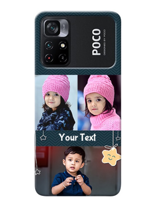 Custom Poco X4 Pro 5G Mobile Back Covers Online: Hanging Stars Design