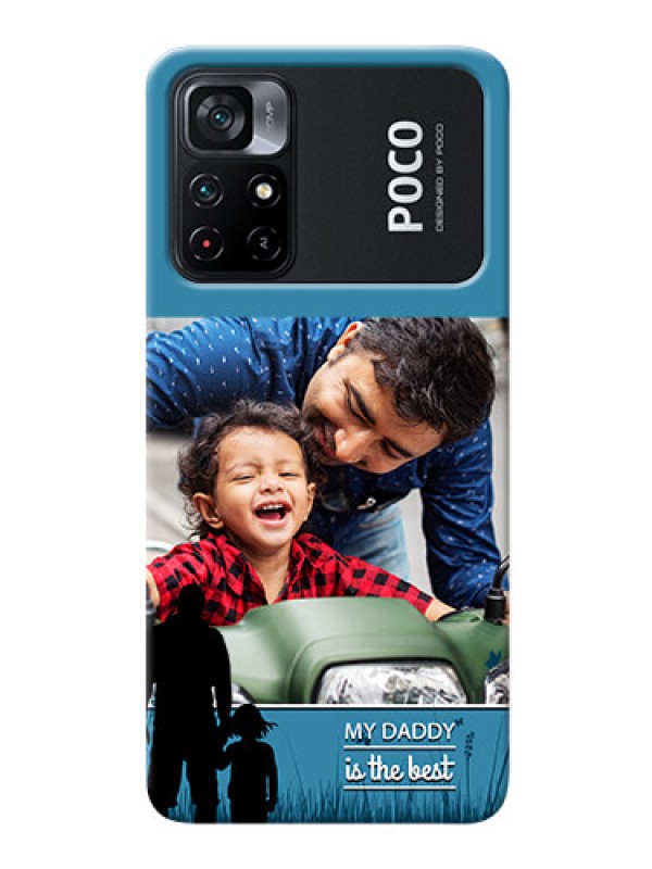Custom Poco X4 Pro 5G Personalized Mobile Covers: best dad design 