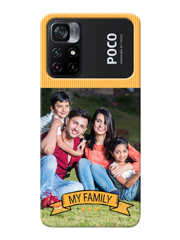 Custom Poco X4 Pro 5G Personalized Mobile Cases: My Family Design