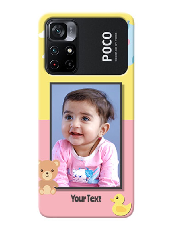 Custom Poco X4 Pro 5G Back Covers: Kids 2 Color Design