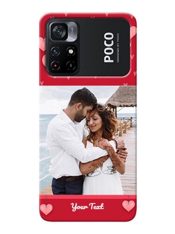 Custom Poco X4 Pro 5G Mobile Back Covers: Valentines Day Design