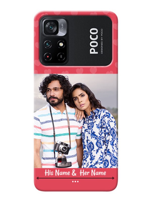 Custom Poco X4 Pro 5G Mobile Cases: Simple Love Design