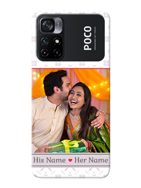 Custom Poco X4 Pro 5G Phone Cases with Photo and Ethnic Design