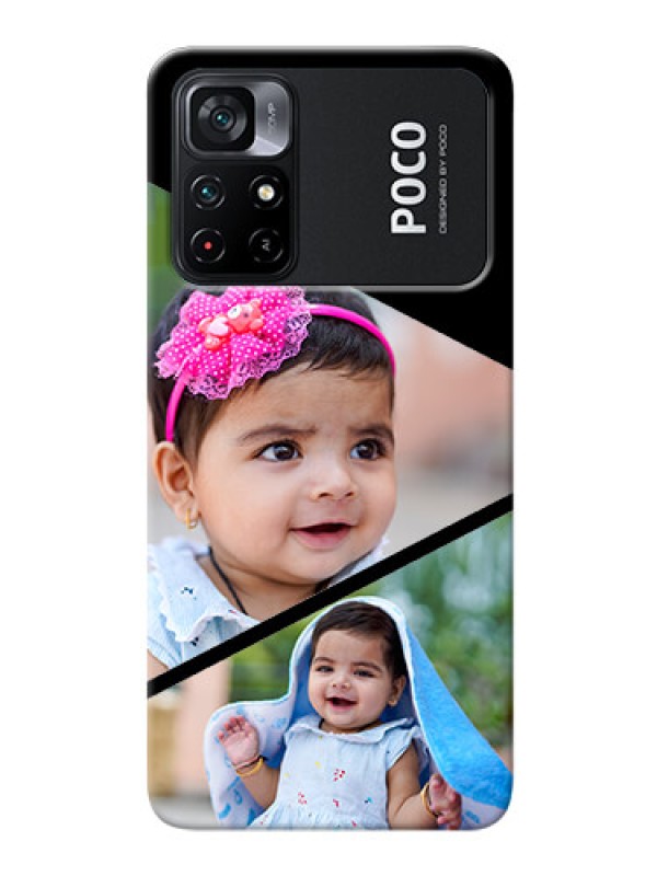 Custom Poco X4 Pro 5G mobile back covers online: Semi Cut Design