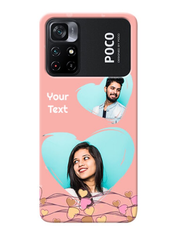 Custom Poco X4 Pro 5G customized phone cases: Love Doodle Design
