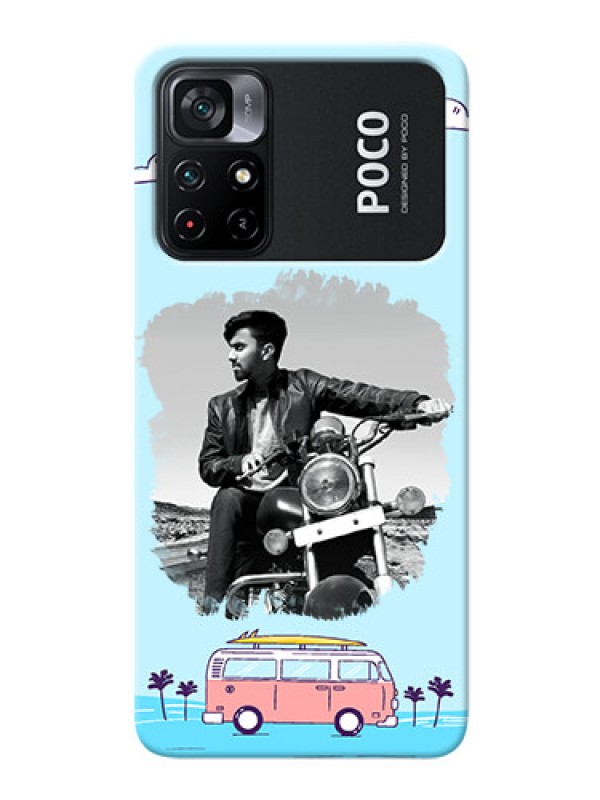Custom Poco X4 Pro 5G Mobile Covers Online: Travel & Adventure Design