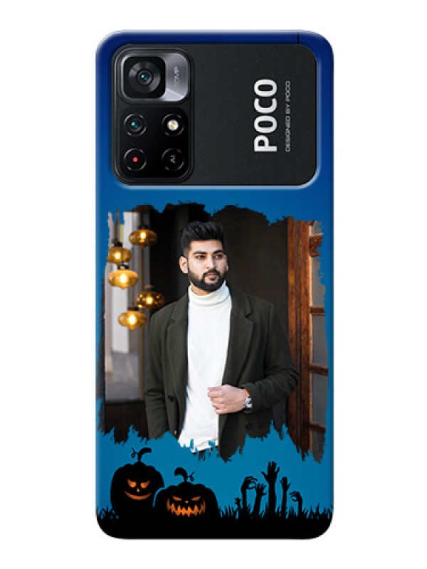 Custom Poco X4 Pro 5G mobile cases online with pro Halloween design 