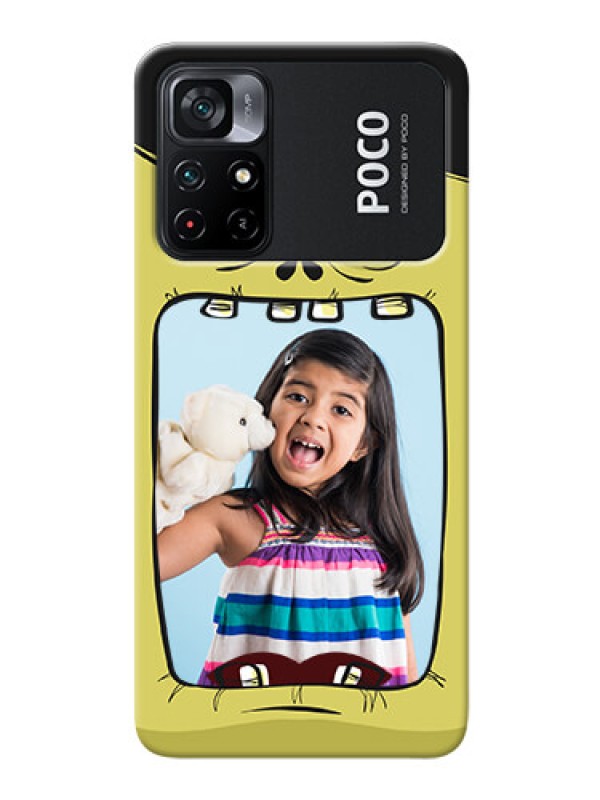 Custom Poco X4 Pro 5G Mobile Covers: Cartoon monster back case Design