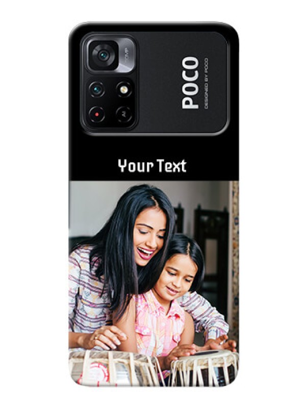 Custom Poco X4 Pro 5G Photo with Name on Phone Case