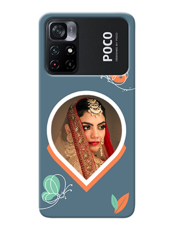Custom Poco X4 Pro 5G Custom Mobile Case with Droplet Butterflies Design
