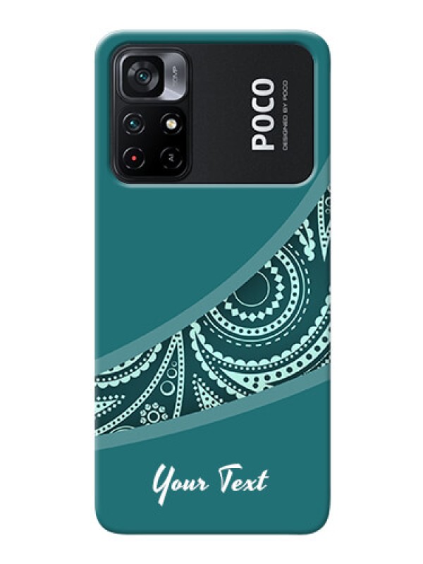Custom Poco X4 Pro 5G Custom Phone Covers: semi visible floral Design
