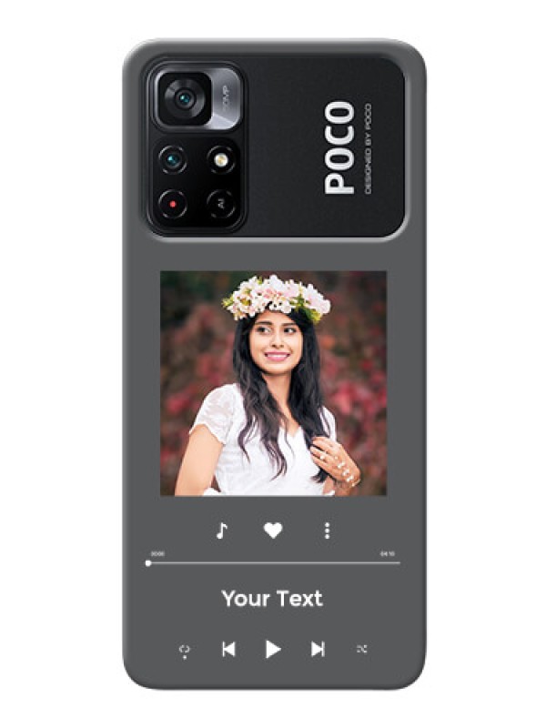 Custom Poco X4 Pro 5G Custom Mobile Case with Play The Music Design