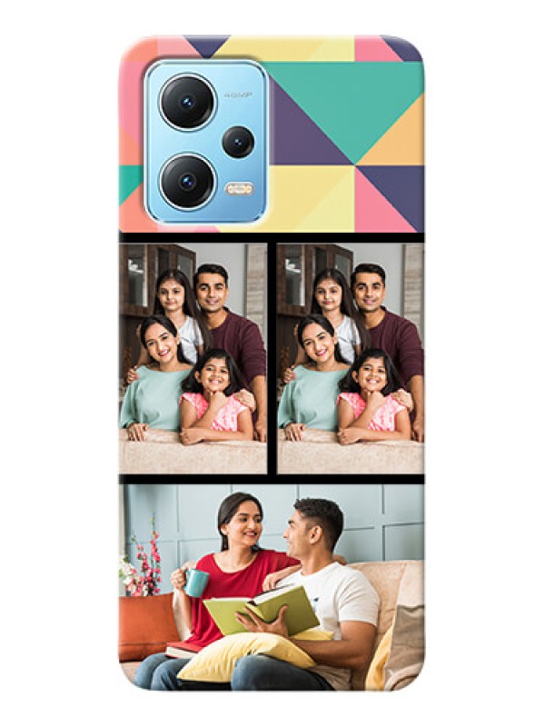 Custom Poco X5 5G personalised phone covers: Bulk Pic Upload Design