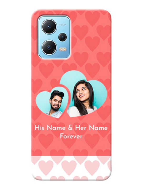 Custom Poco X5 5G personalized phone covers: Couple Pic Upload Design
