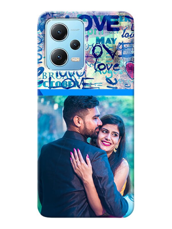 Custom Poco X5 5G Mobile Covers Online: Colorful Love Design
