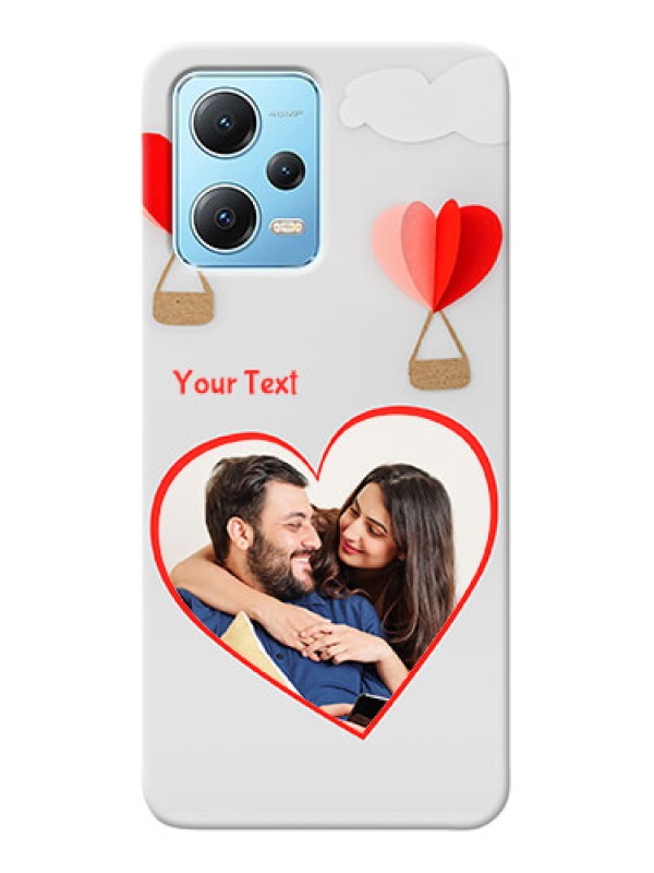 Custom Poco X5 5G Phone Covers: Parachute Love Design