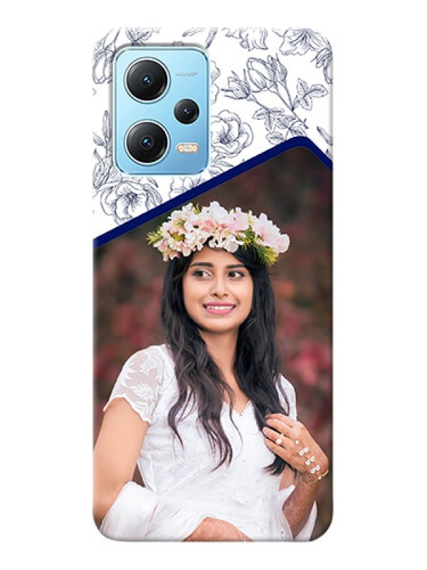 Custom Poco X5 5G Phone Cases: Premium Floral Design