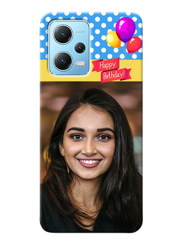 Custom Poco X5 5G custom mobile back covers: Happy Birthday Design