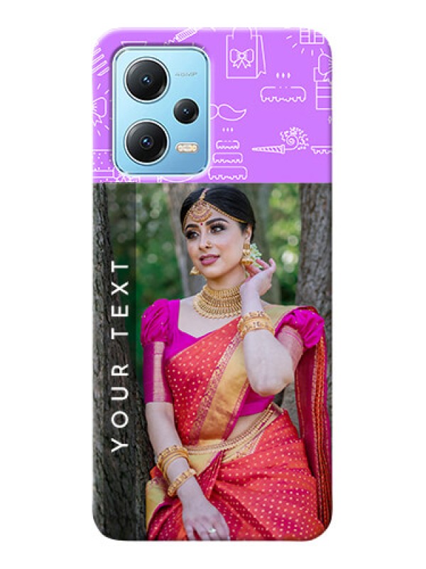 Custom Poco X5 5G Personalized Phone Cases: Birthday Icons Design