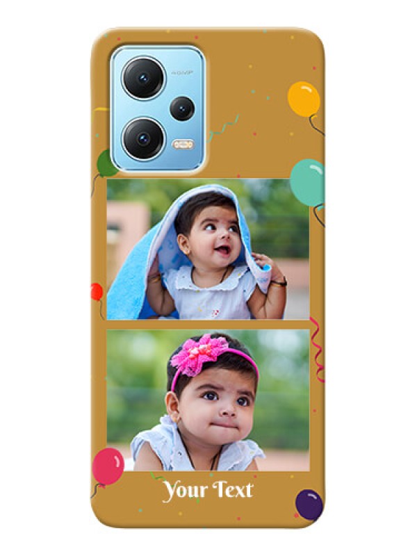 Custom Poco X5 5G Phone Covers: Image Holder with Birthday Celebrations Design