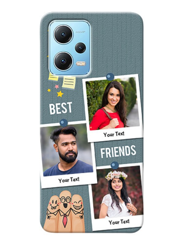 Custom Poco X5 5G Mobile Cases: Sticky Frames and Friendship Design