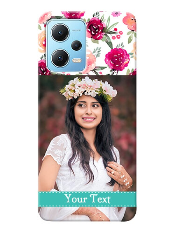 Custom Poco X5 5G Personalized Mobile Cases: Watercolor Floral Design