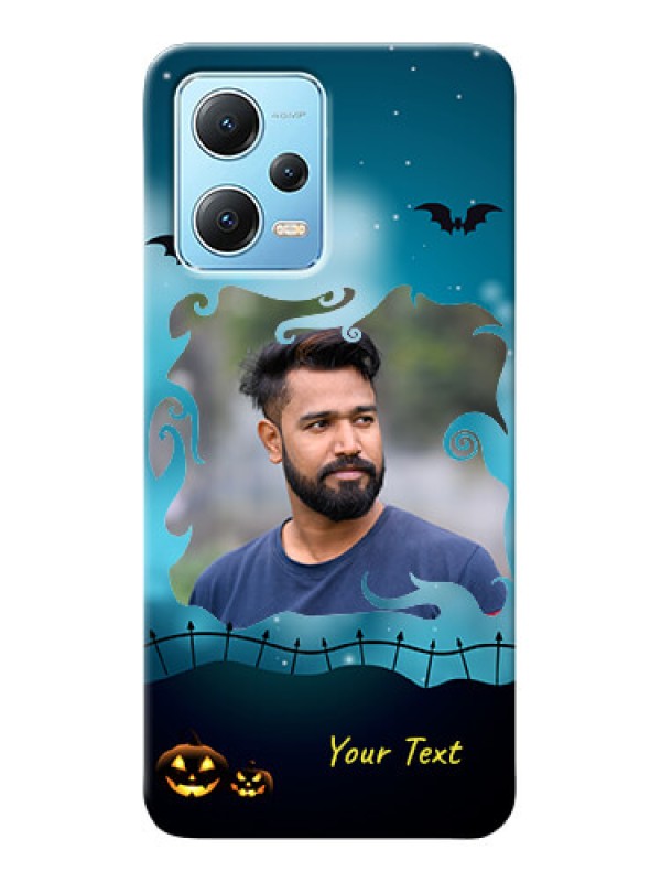 Custom Poco X5 5G Personalised Phone Cases: Halloween frame design