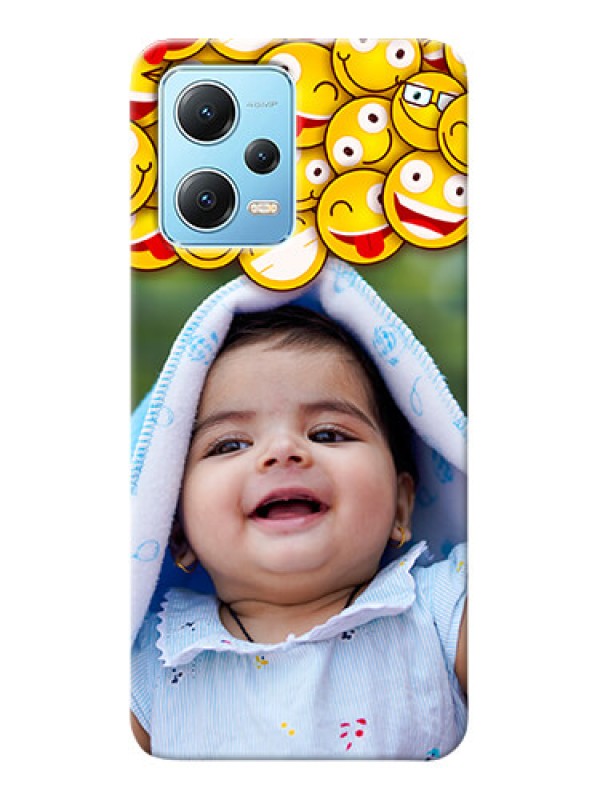 Custom Poco X5 5G Custom Phone Cases with Smiley Emoji Design