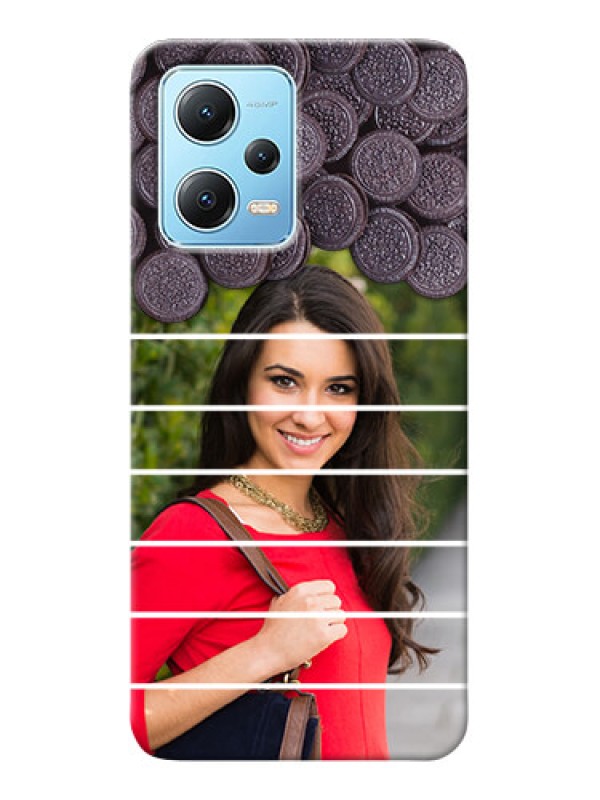 Custom Poco X5 5G Custom Mobile Covers with Oreo Biscuit Design