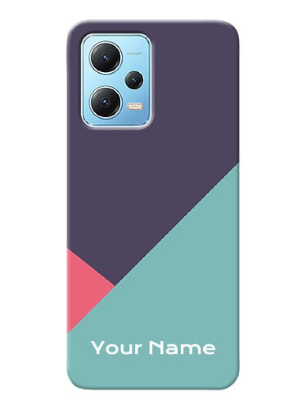 Custom Poco X5 5G Custom Phone Cases: Tri Color abstract Design
