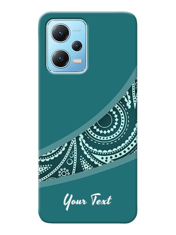 Custom Poco X5 5G Custom Phone Covers: semi visible floral Design