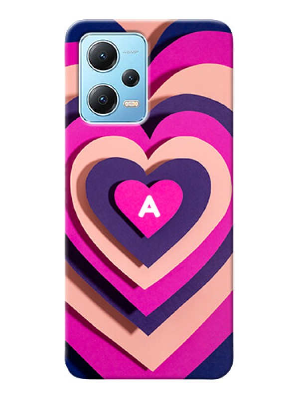 Custom Poco X5 5G Custom Mobile Case with Cute Heart Pattern Design