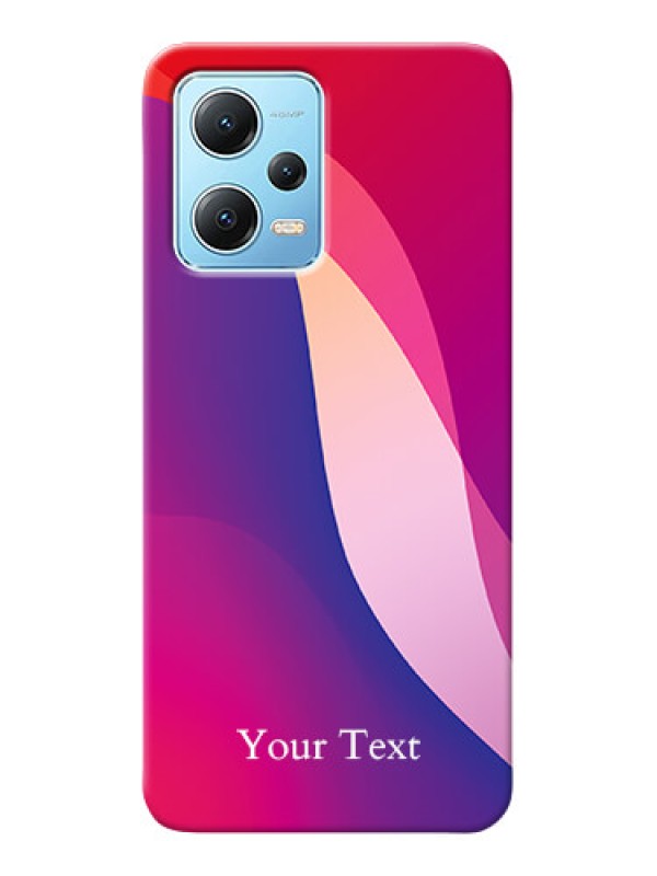 Custom Poco X5 5G Mobile Back Covers: Digital abstract Overlap Design