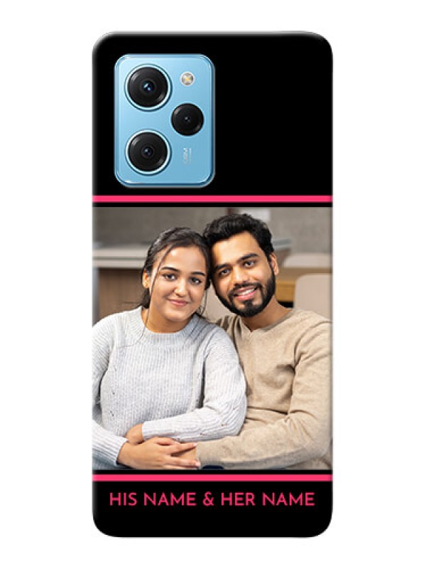 Custom Poco X5 Pro 5G Mobile Covers With Add Text Design