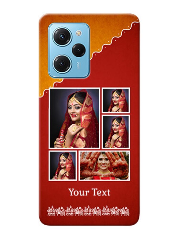 Custom Poco X5 Pro 5G customized phone cases: Wedding Pic Upload Design