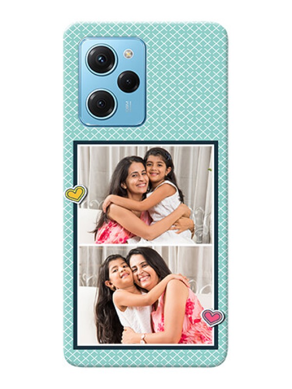 Custom Poco X5 Pro 5G Custom Phone Cases: 2 Image Holder with Pattern Design