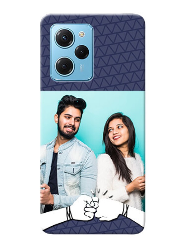 Custom Poco X5 Pro 5G Mobile Covers Online with Best Friends Design 