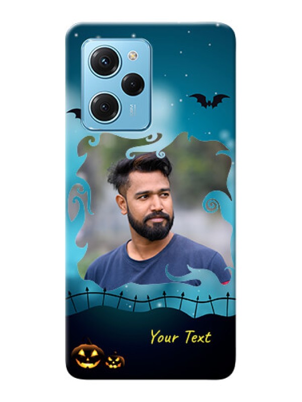 Custom Poco X5 Pro 5G Personalised Phone Cases: Halloween frame design