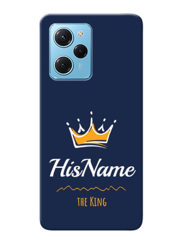 Custom Poco X5 Pro 5G King Phone Case with Name