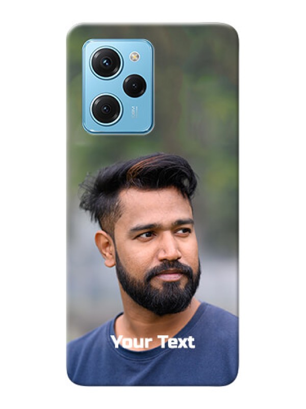 Custom Poco X5 Pro 5G Mobile Cover: Photo with Text