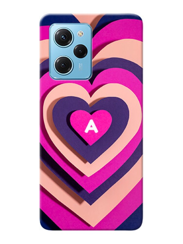 Custom Poco X5 Pro 5G Custom Mobile Case with Cute Heart Pattern Design