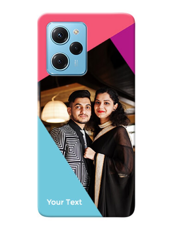 Custom Poco X5 Pro 5G Custom Phone Cases: Stacked Triple colour Design