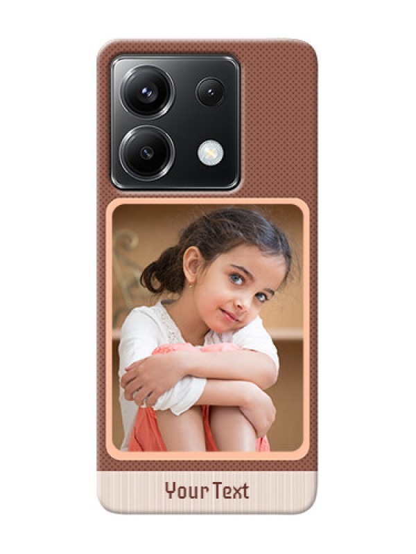 Custom Poco X6 5G Phone Covers: Simple Pic Upload Design