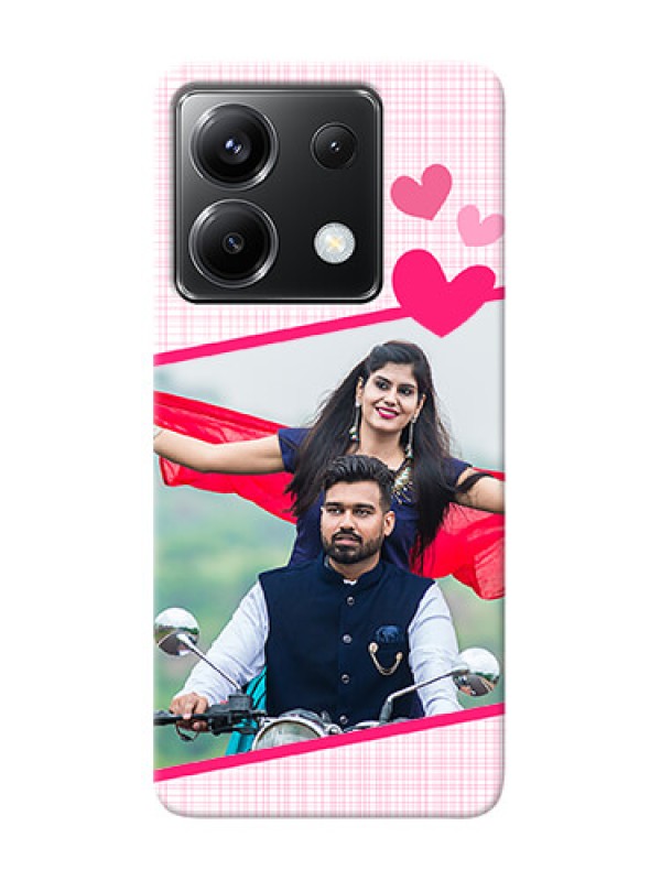 Custom Poco X6 5G Personalised Phone Cases: Love Shape Heart Design