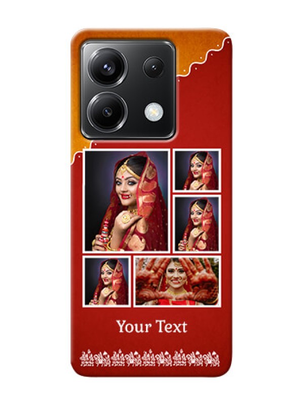 Custom Poco X6 5G customized phone cases: Wedding Pic Upload Design