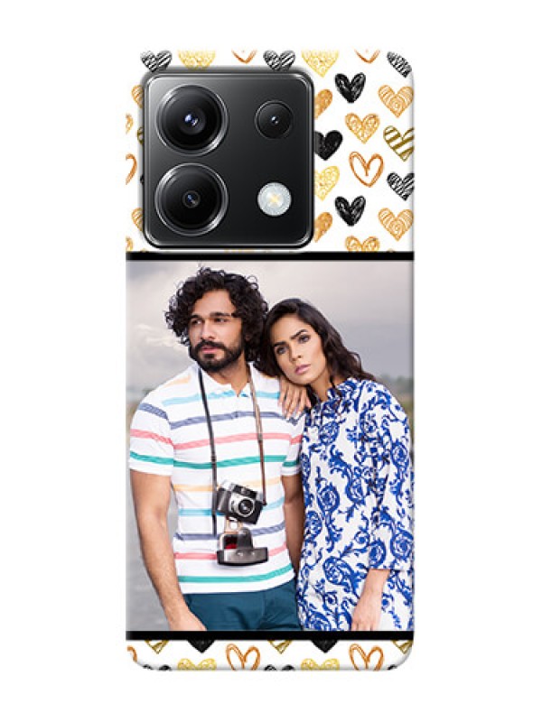 Custom Poco X6 5G Personalized Mobile Cases: Love Symbol Design