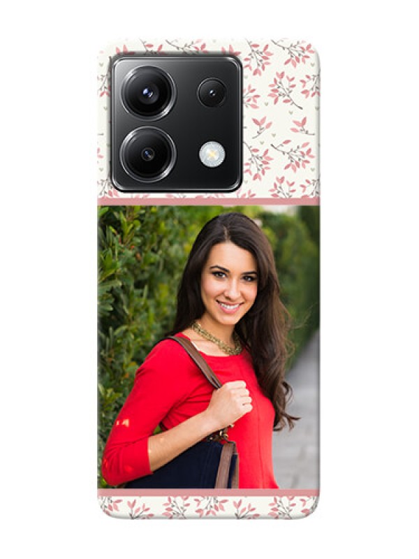 Custom Poco X6 5G Back Covers: Premium Floral Design