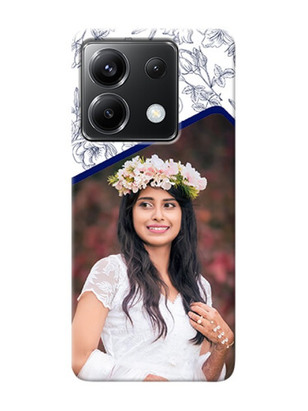 Custom Poco X6 5G Phone Cases: Premium Floral Design