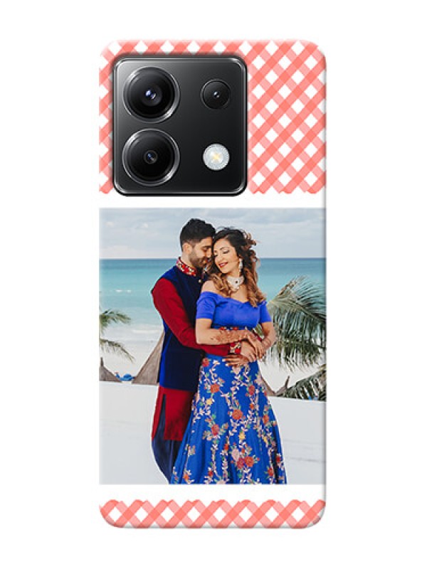 Custom Poco X6 5G custom mobile cases: Pink Pattern Design